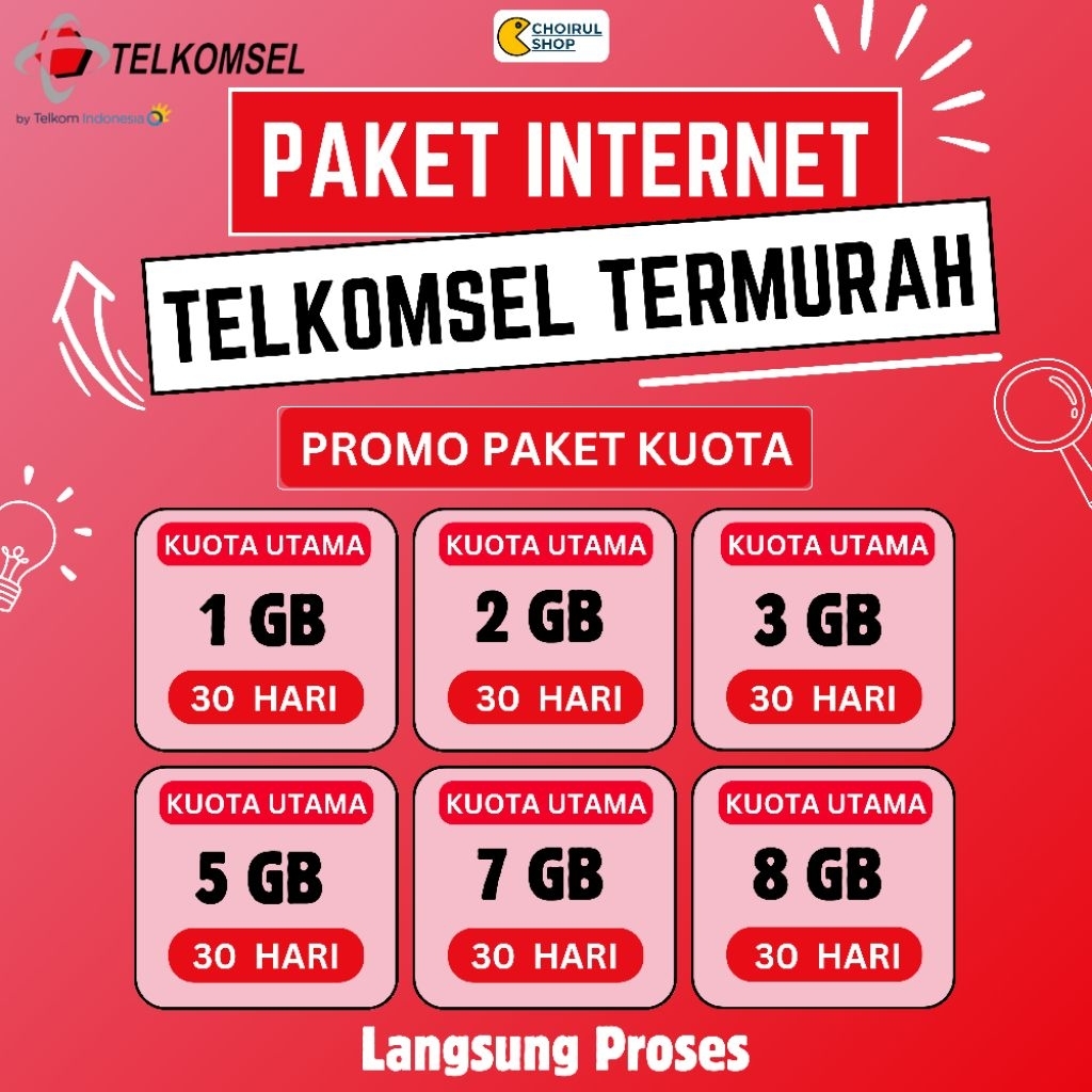 Paket Data Telkomsel 30 Hari / Kuota Data Telkomsel