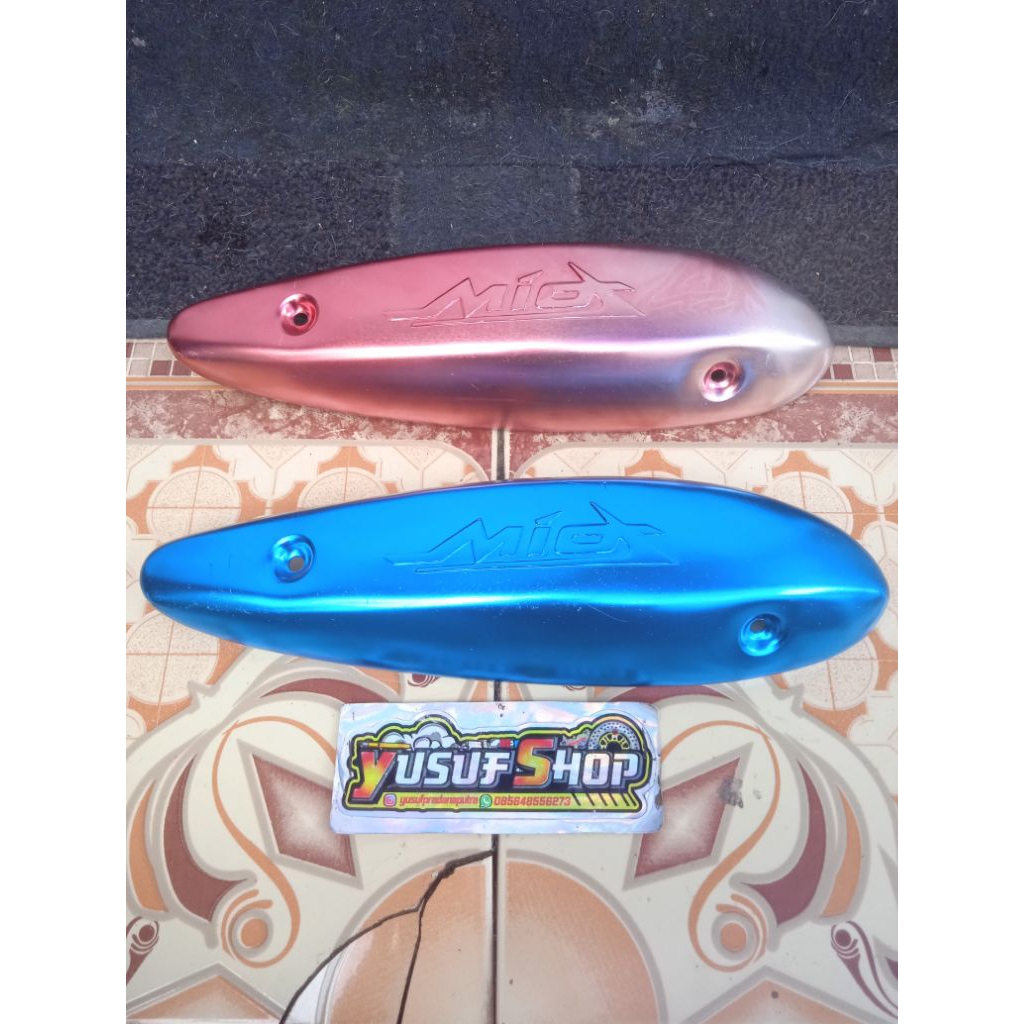 cover tameng knalpot Mio sporty smile CNC Original Posh Thailand