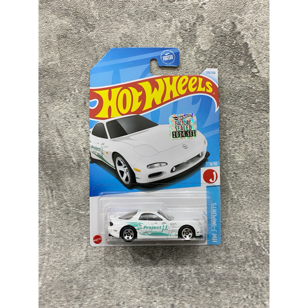 Hot Wheels ‘95 Mazda RX-7 RX7 Putih Factory Sealed FS (HW J-Imports 2024)