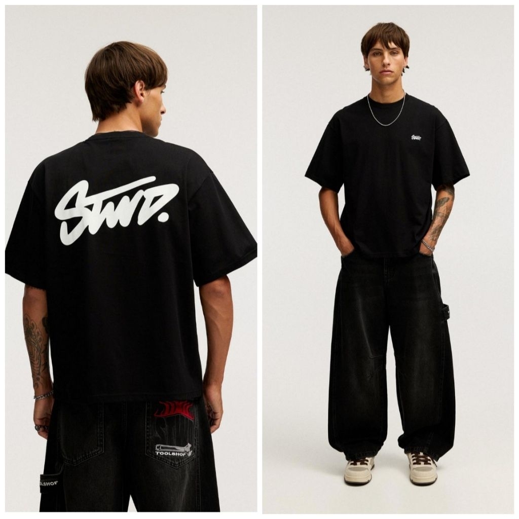 KAOS PULL&BEAR STWD COTTON ASLI HING QUALITY