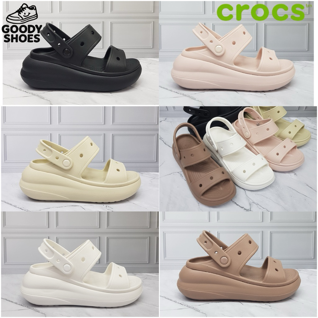 SANDAL CROCS CRUSH CLOG - CROCS CRUSH CLOG - SANDAL CROCS WANITA