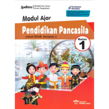 Spektra Modul Ajar Pendidikan Pancasila untuk SD/MI Semester 2 Kelas 1