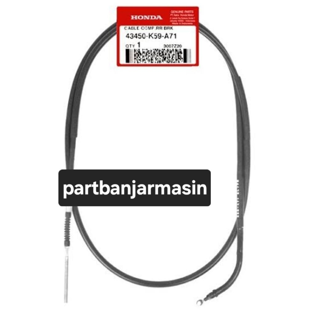 43450K59A71 KABEL REM VARIO 150 SMARTKEY KABEL.REM BELAKANG VARIO 150 NEW KABEL REM BELAKANG VARIO 1