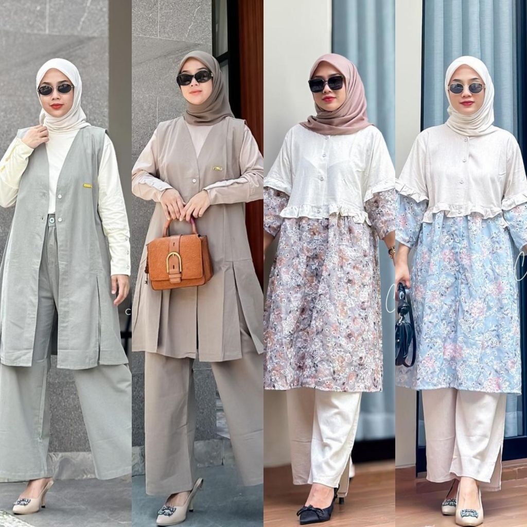 SET TUNIK CHATIFA TERBARU