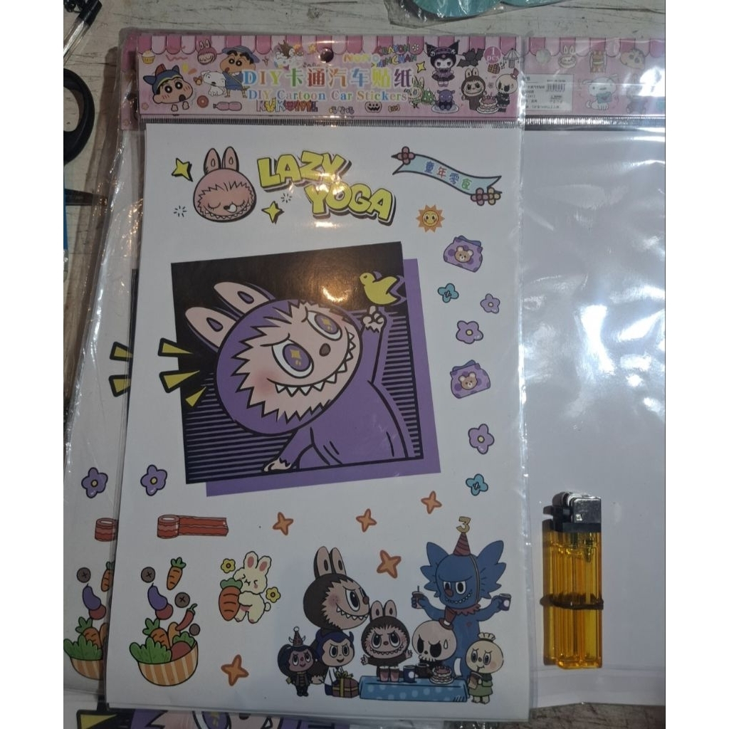 

[10pc Ob] Stiker Labubu uk 20x30