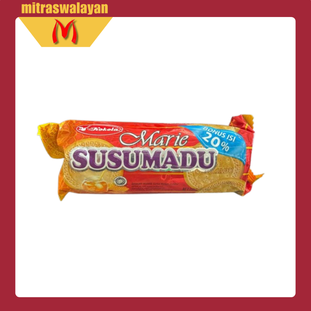 

KOKOLA Marie Biscuits Susu Madu Kemasan 180 gr