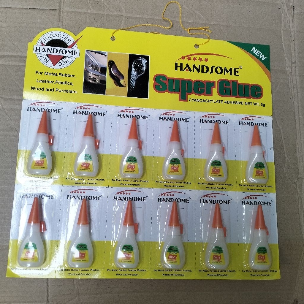 

lem super glue handsome isi 12 pcs