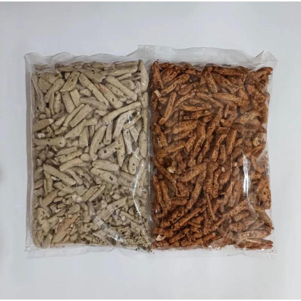 

Paket basreng mix pedas dan original daun jeruk (500gr pedas & 500gr original)