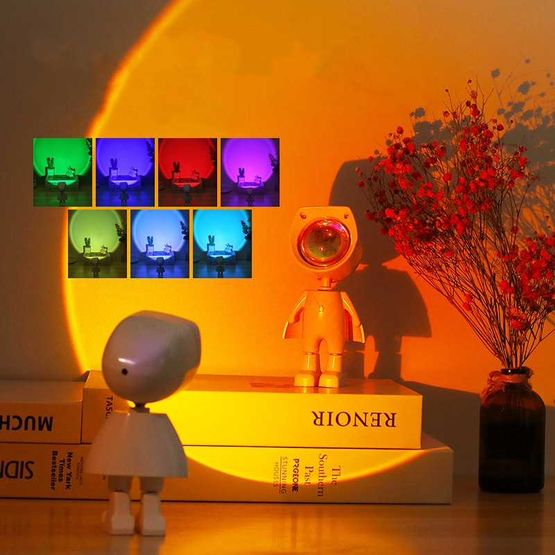 SUNSET LAMPU LAMPU SUNSET LAMLU FILL PROYEKTOR LAMPU TIDUR LAMPU TIDUR LED MOTIF MATAHARI / Lampu Su