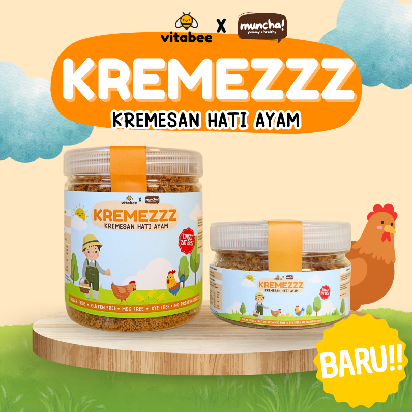 

Kremesan Organik Hati Ayam Snack Mpasi Gluten Free NDF