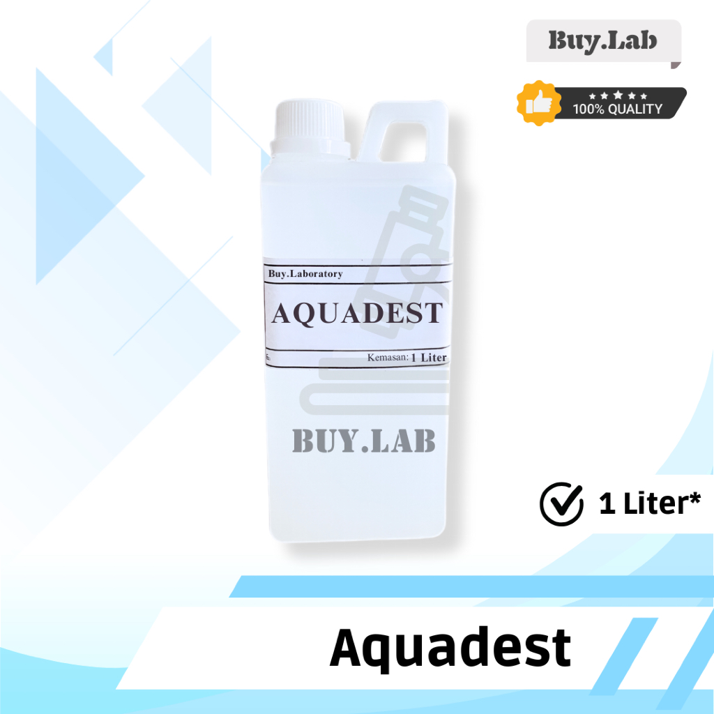 Akuades / Aquades / Aquadest / Air Suling / Air Distilasi.