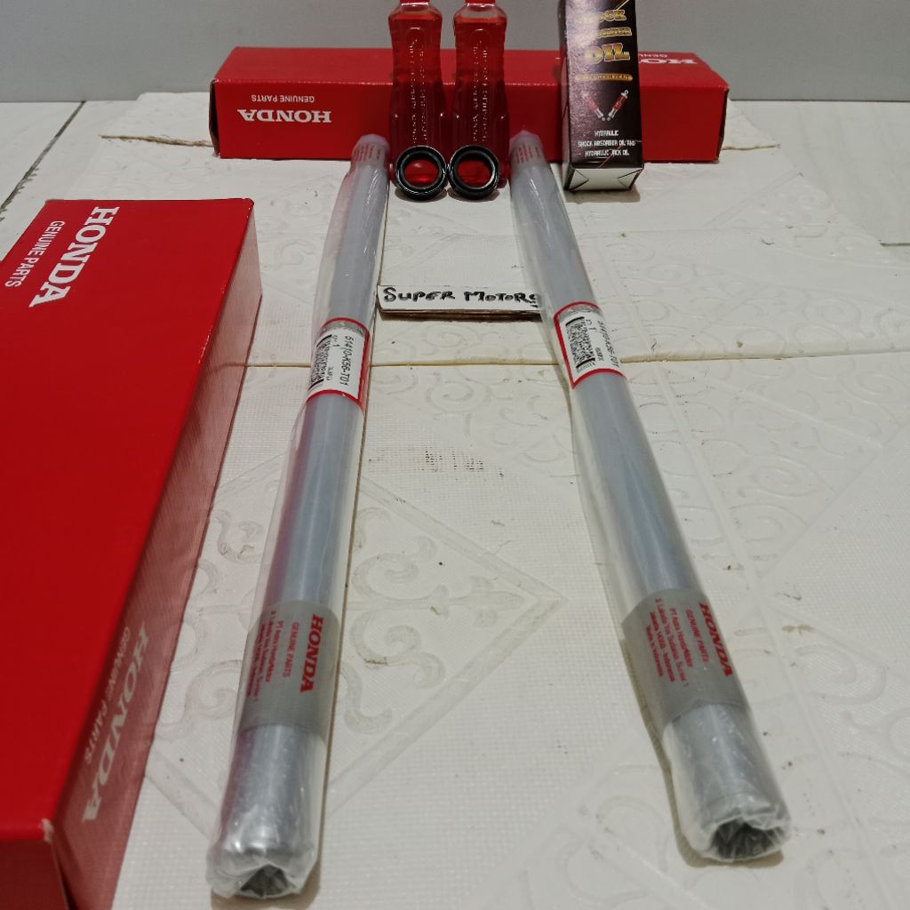 As Shock Depan Honda Sonic 150R Sonic 150 Sonic 150 Sepasang Pipa Shock+Sil Oli Shock (K56)