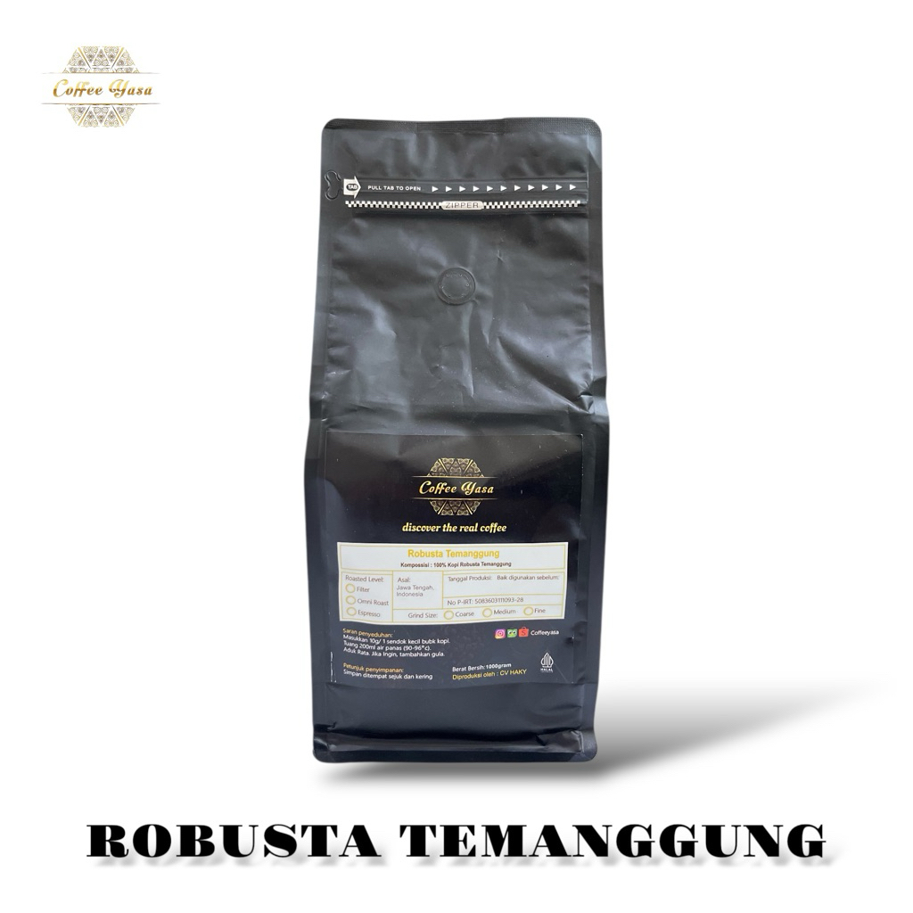 

Robusta Temanggung 1kg (100%Robusta)