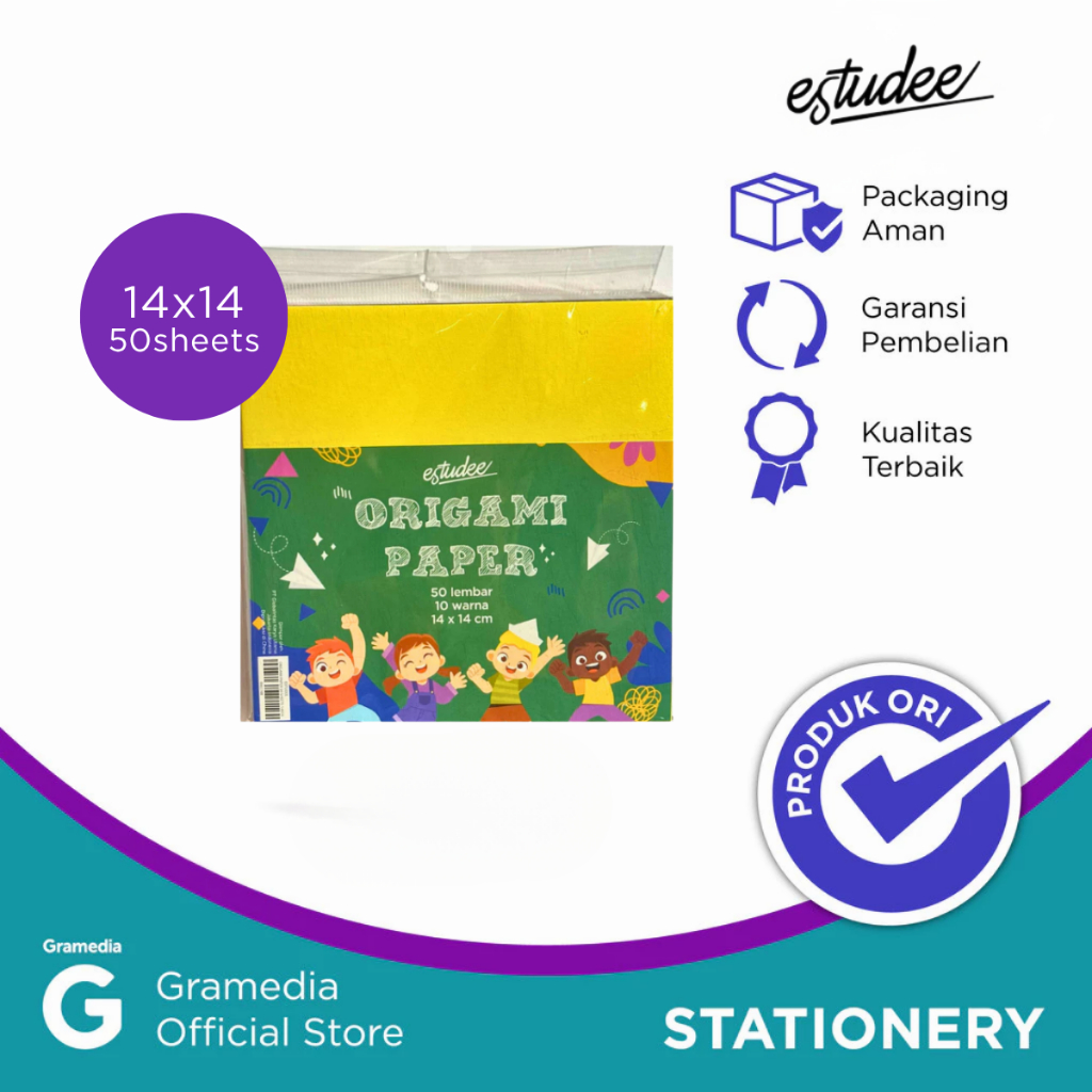 

Gramedia Pekanbaru - ORIGAMI PAPER ESTUDEE 14X14CM 50 SHEETS