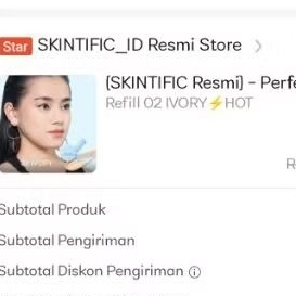 skintific cushion shade ivory