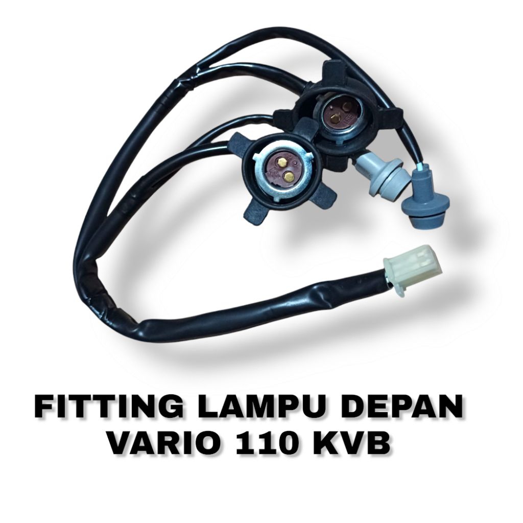 HJM-FITING LAMPU DEPAN SENJA MOTOR HONDA VARIO 110 KVB(SOCKET HEAD LIGHT ASSY)HONDA VARIO 110 CW KAR