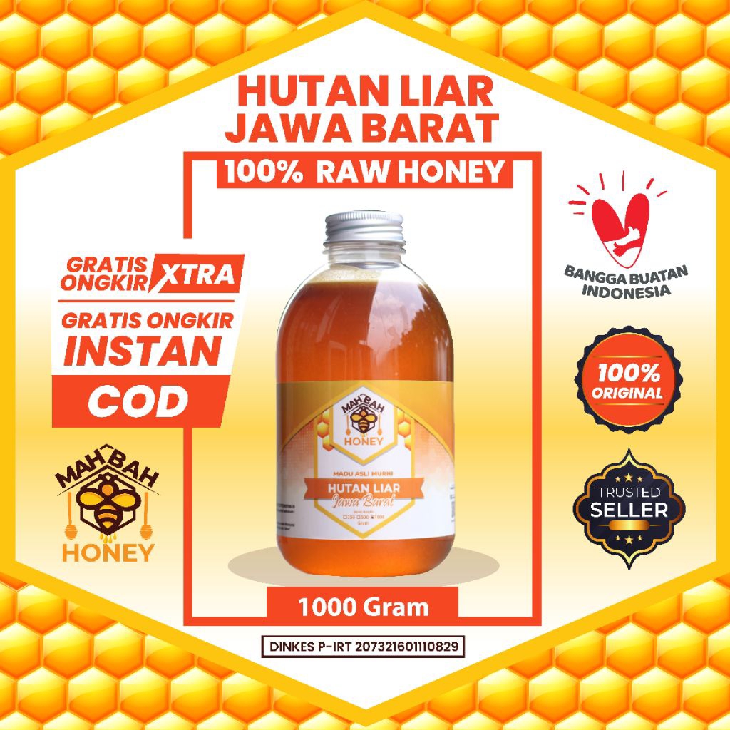 

Madu Hutan Liar Jawa Barat (Odeng) – Mahbah Honey Asli Murni 1000gr