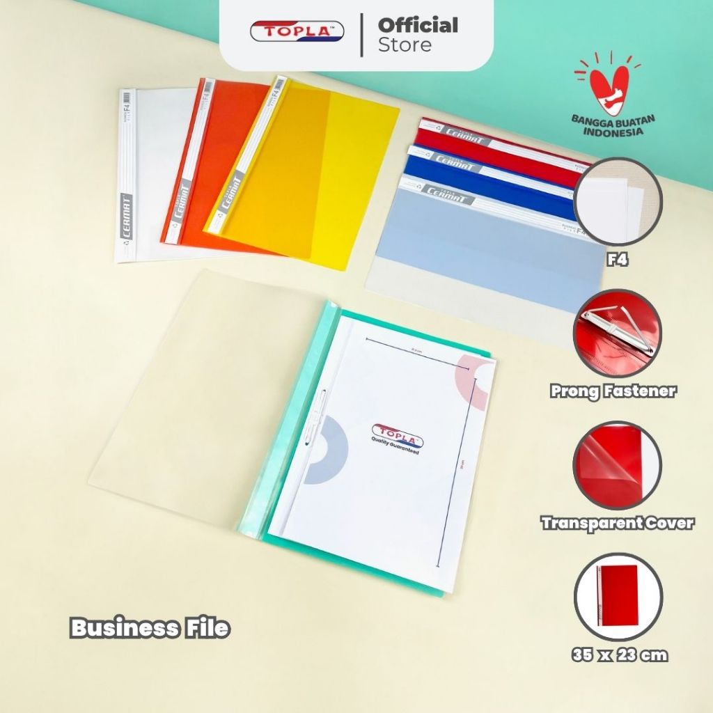 

TOPLA Bisnis File Cermat Non Pocket Map Snail Snailhecter Map Kertas Sekolah & Folder File