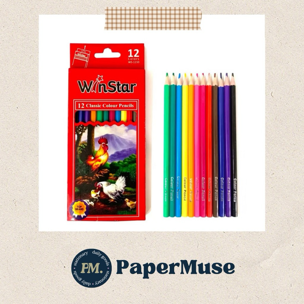 

Pensil Warna Winstar Panjang Isi 12 – Warna Cerah untuk Sekolah dan Menggambar
