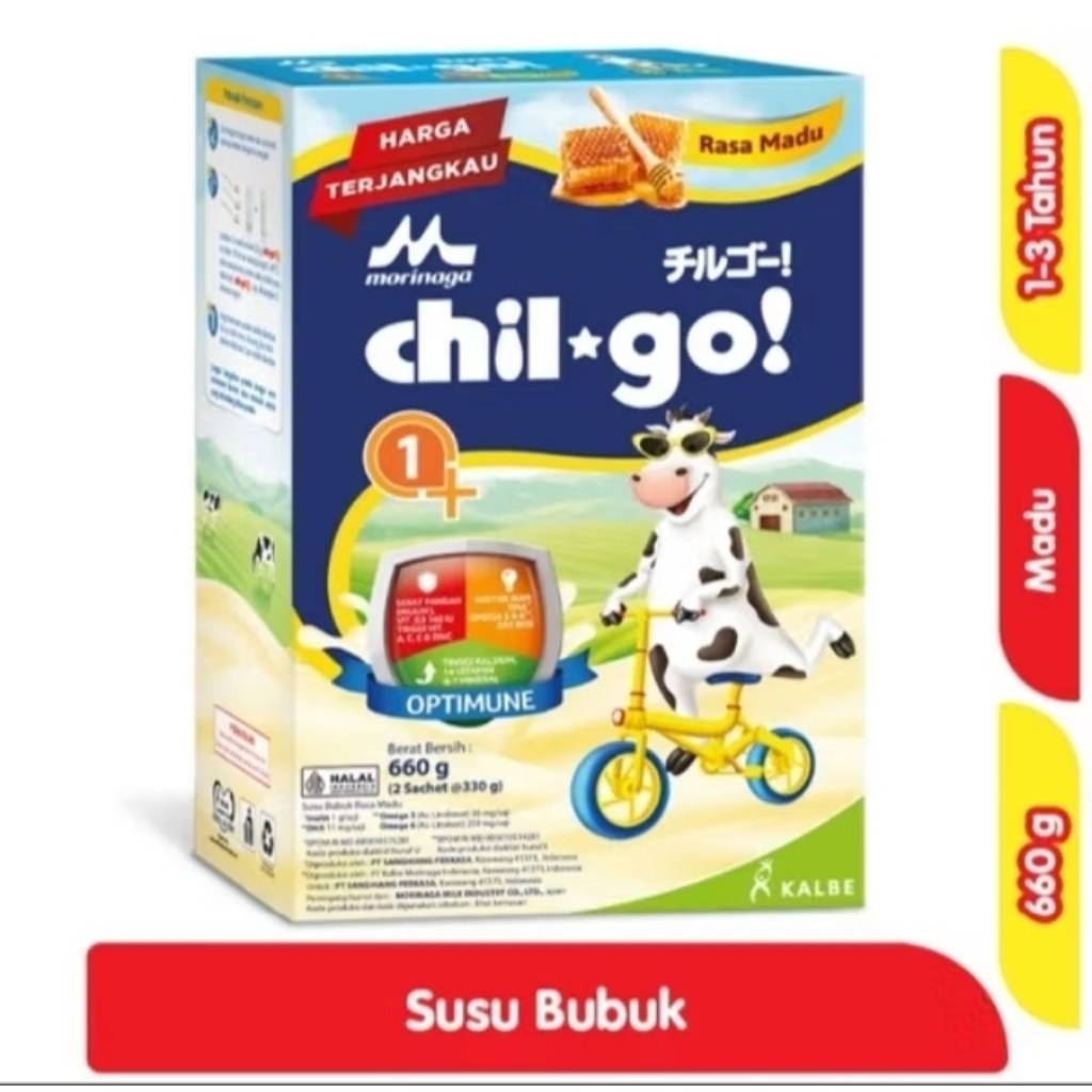 

Morinaga Chil Go 1+ 660 gram Madu Susu Bubuk 1-3 tahun