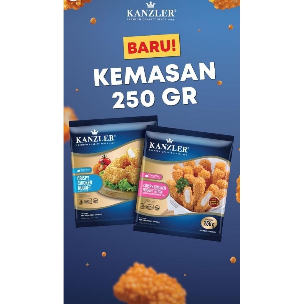 

Kanzler Crispy Chiken Nugget & Stick 250gr