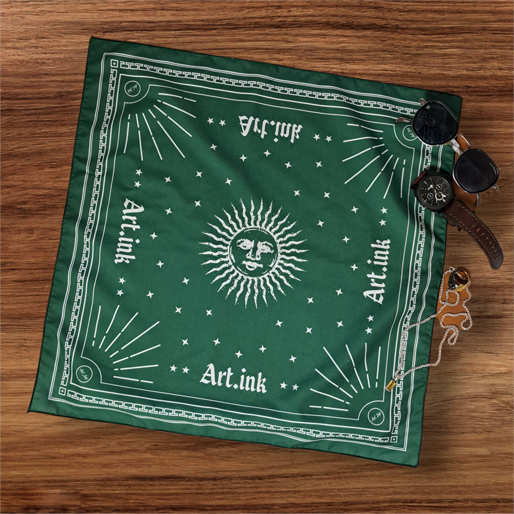 GLORIUSS - Bandana Slayer Scraft Paisley Motif Korea Jepang - SUN GIVES GREEN