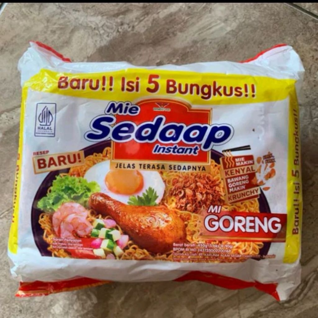 

Sedaap Mie Instan Goreng 5 x 75gr