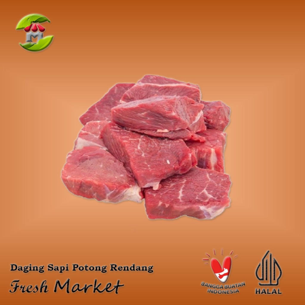 

[Bintaro] Daging Sapi Lokal Potong Rendang Pack 480gr - 500gr