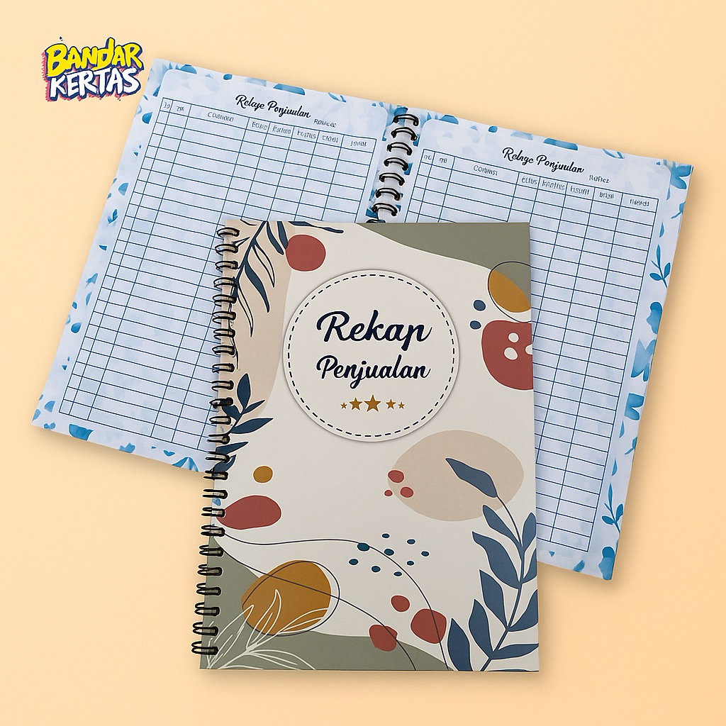 

Buku olshop Penjualan/Buku Rekap penjualan/Notebook Rekap Penjualan