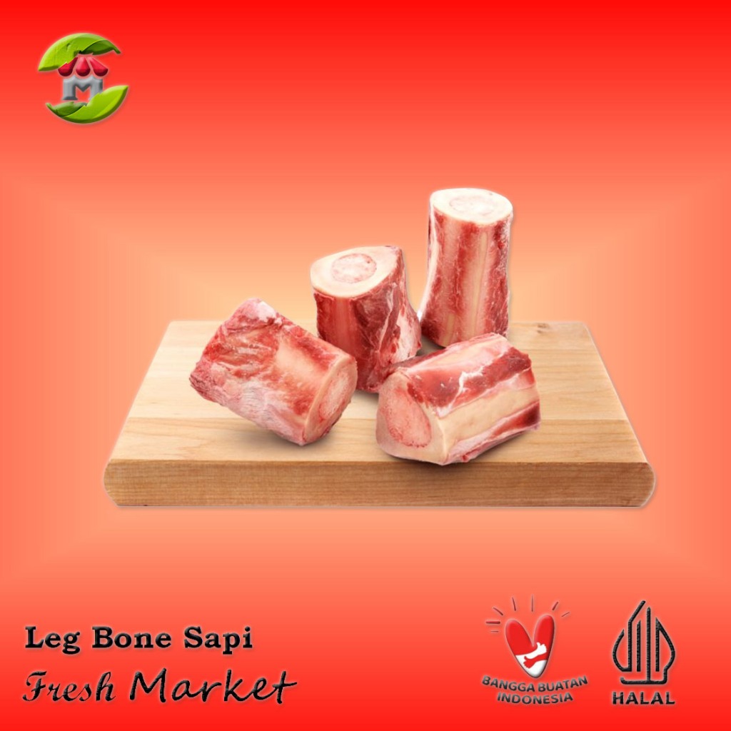 

[JAKTIM] Leg Bone Tulang Sumsum Sapi Pack 900gr - 1kg