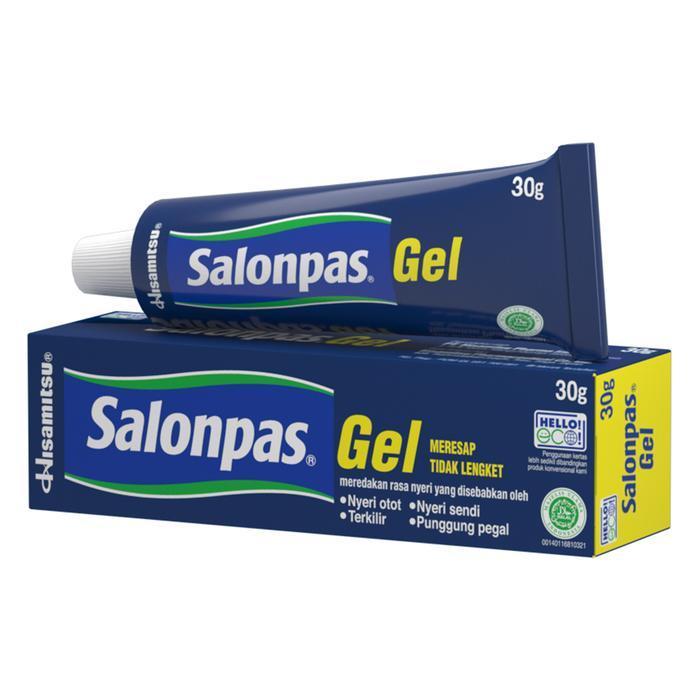 PROMO Hisamitsu Salonpas Gel Tube tabung 30 gram 30gram gr Murah Termurah Meredakan rasa nyeri otot 