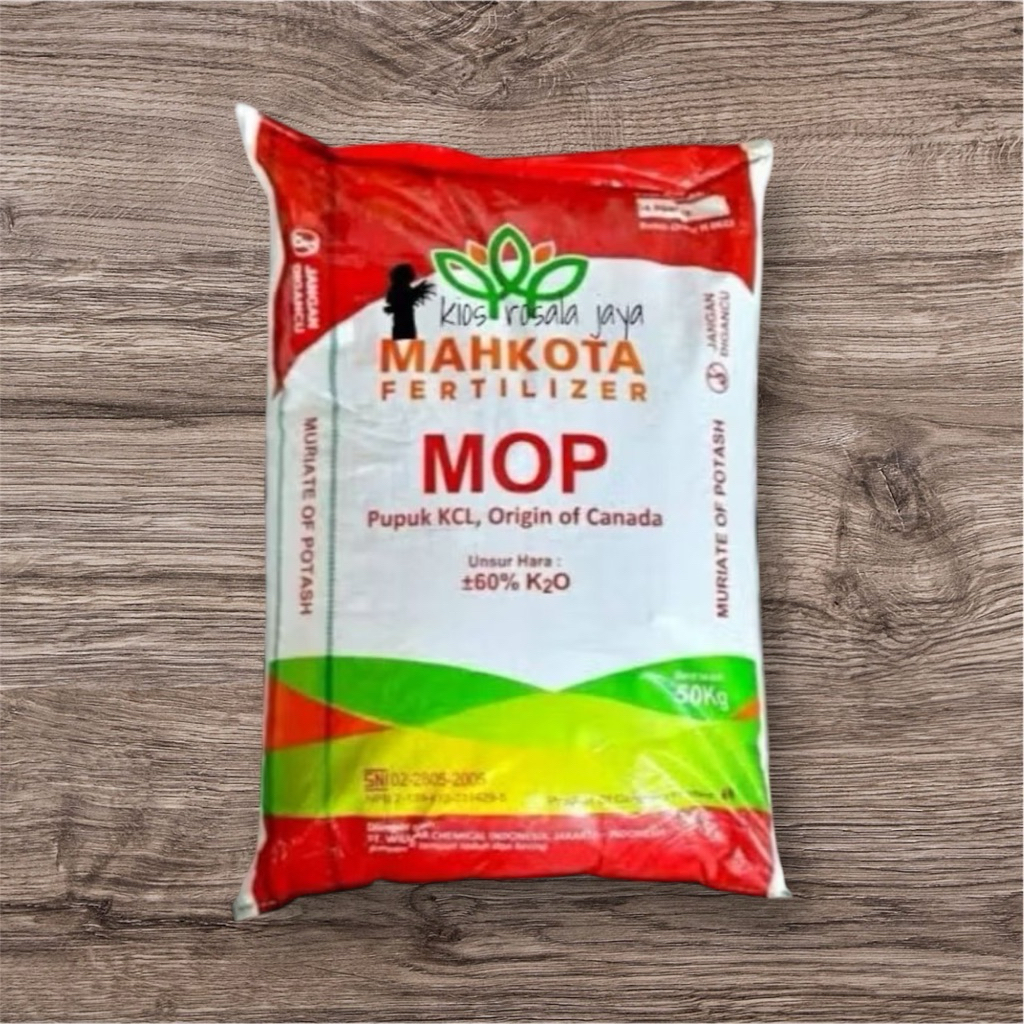 [READY STOCK] MOP MAHKOTA FERTILIZER - Pupuk KCL (Kalium) | Kualitas Ekspor (Repack)