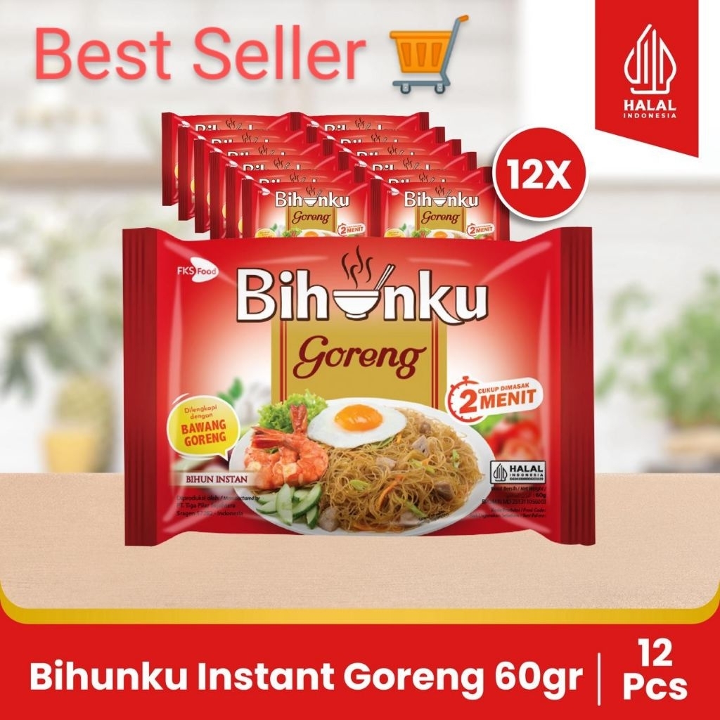

Paket Bundling - Bihunku Instant - Goreng - 60gr - 12pcs