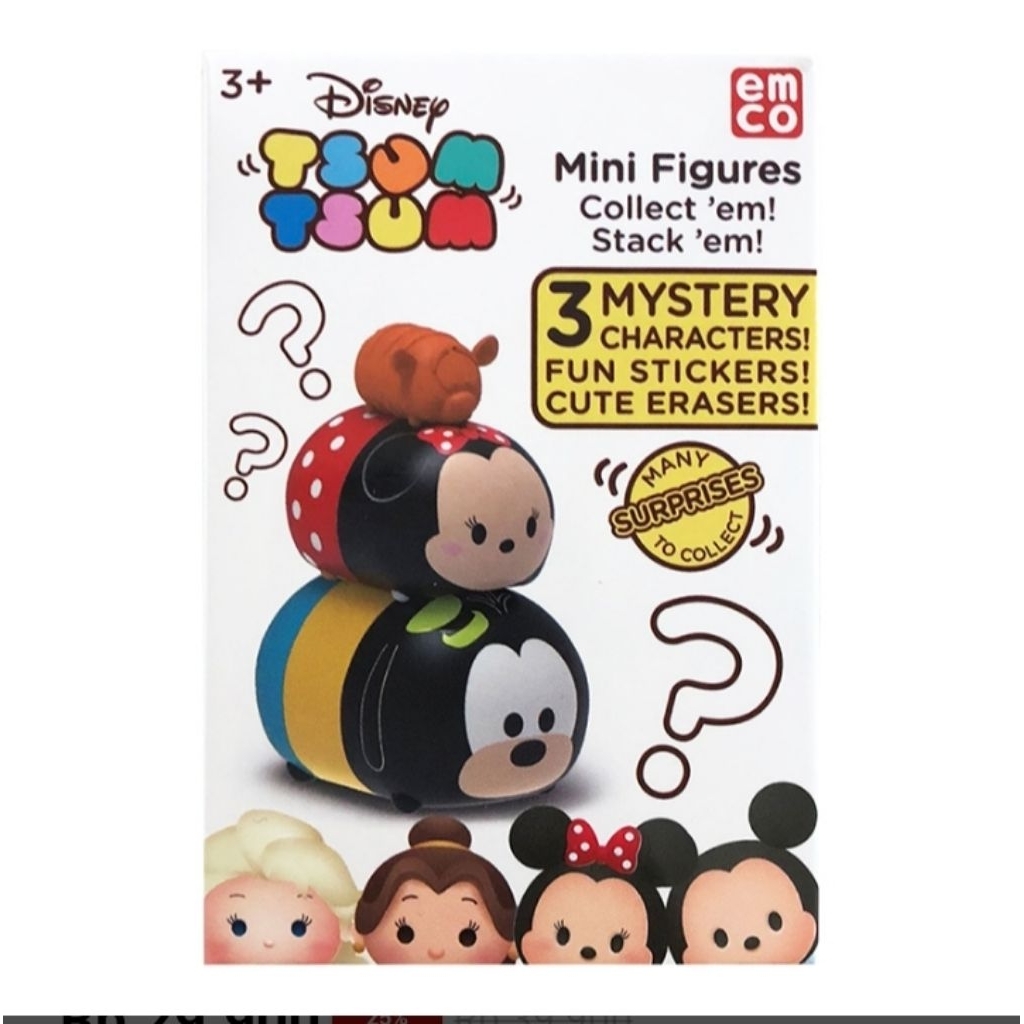 emco tsum tsum mini figure karakter assorted seri 1 & 2