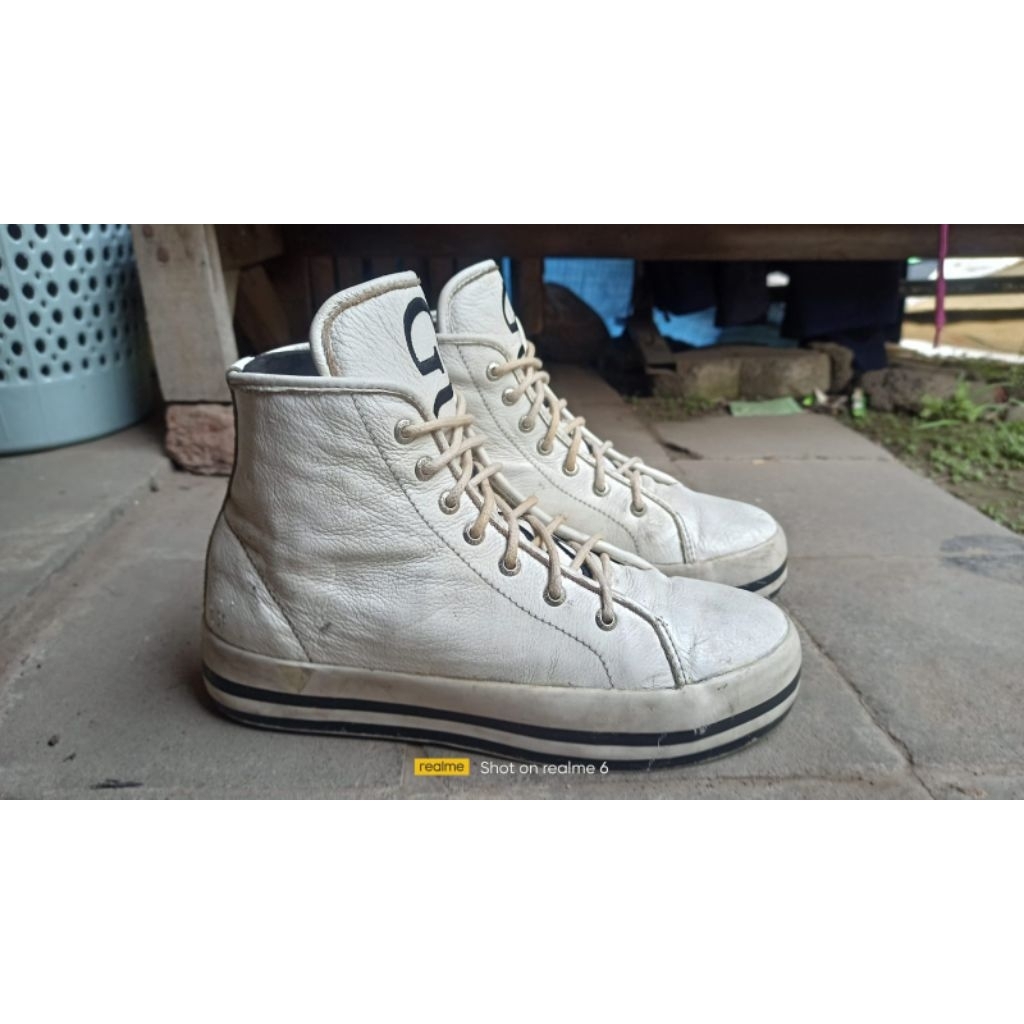 sepatu cewek semi boots kulit 37 second