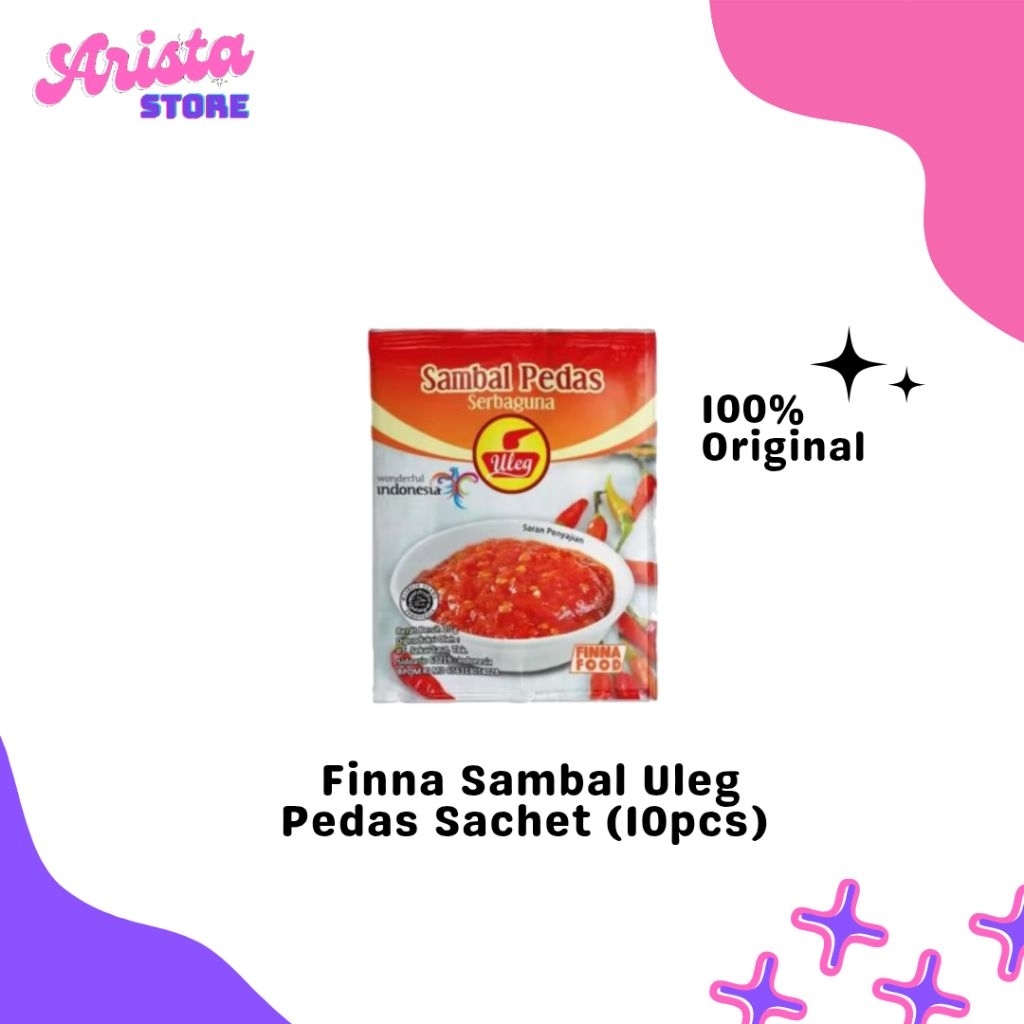 

Finna Sambal Uleg Pedas Sachet isi 10pcs
