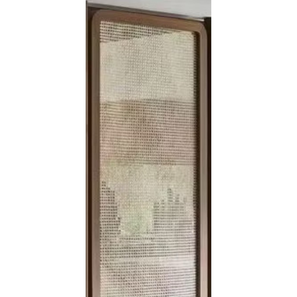 Custom furniture penyekat kayu jati mix rotan, Penyekat jati rotan