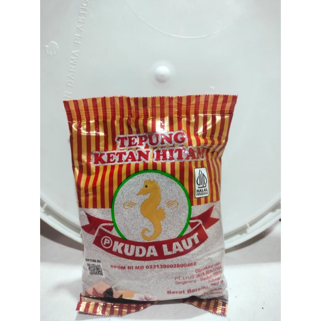 

tepung ketan hitam cap kuda laut 250gram