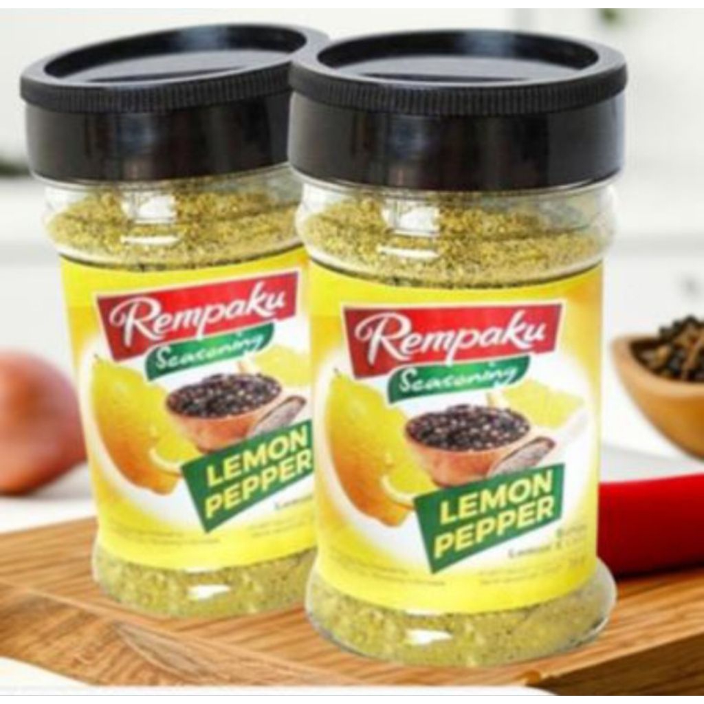 

Rempaku Lemon Pepper Bumbu Lemon & Lada 75gr Halal