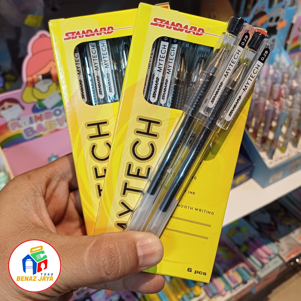 

1 PCS STANDARD MYTECH 0.28 GEL PEN/PULPEN 0.28(HARGA PER PCS)