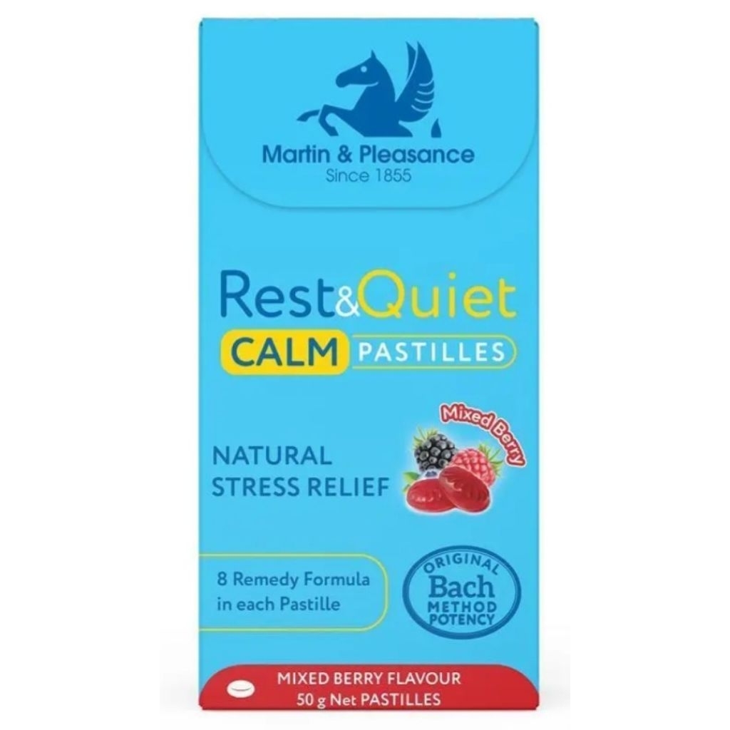 

Rest & Quiet Calm Pastilles Mixed Berry 50g