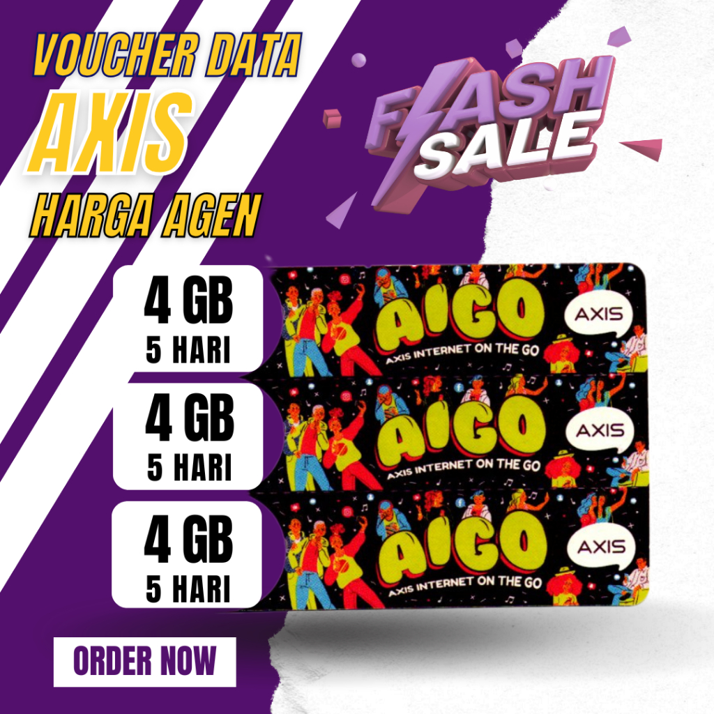 Voucher Data AXIS 4 GB 5 Hari