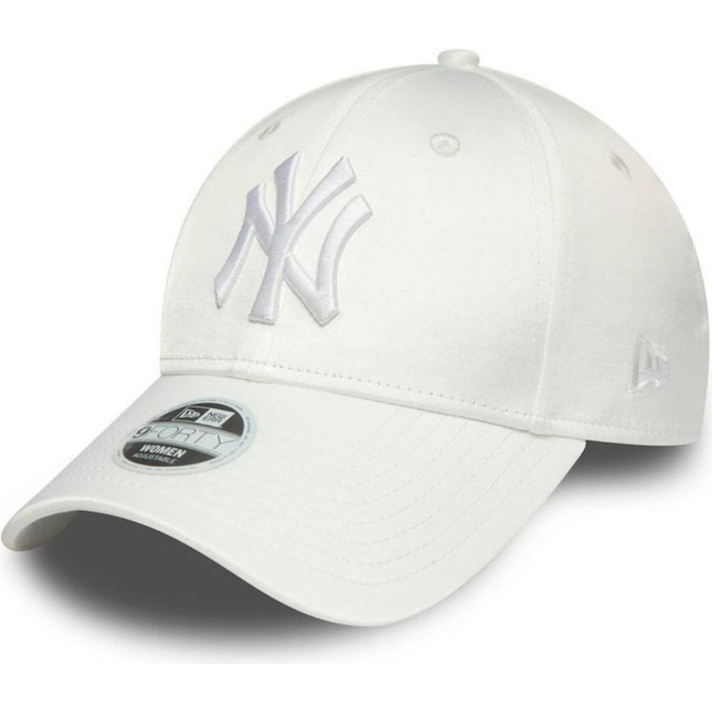 Topi baseball cap NY yankees classic pria wanita white edition