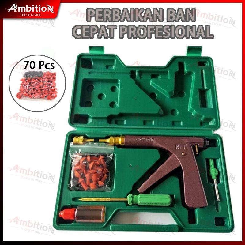 [Ready]Tubeless Roda Vacuum alat tambal ban tubles tubles gun bentuk tembak alat tambal