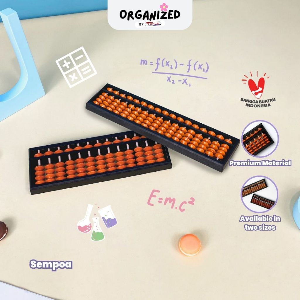 

Topla sempoa cerdas abacus alat hitung anak 13 tiang & 17 tiang