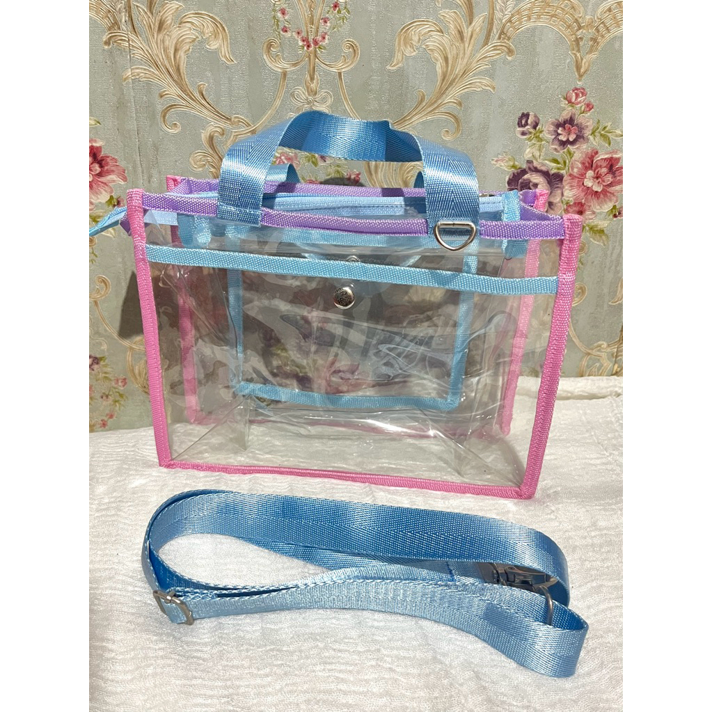 Preloved tas konser pvc transparant