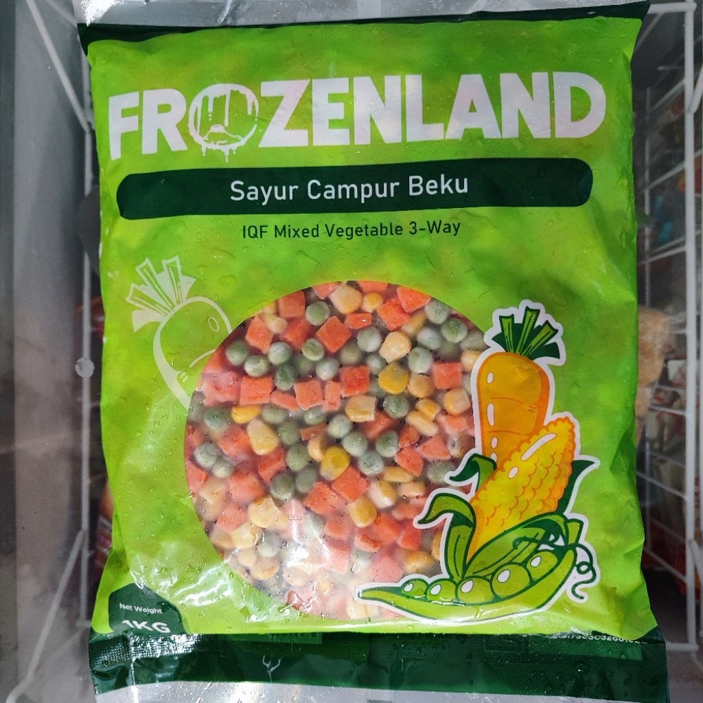 

Frozenland Mixed Vegetable 3-Way Sayur Campuran Beku 1 Kg