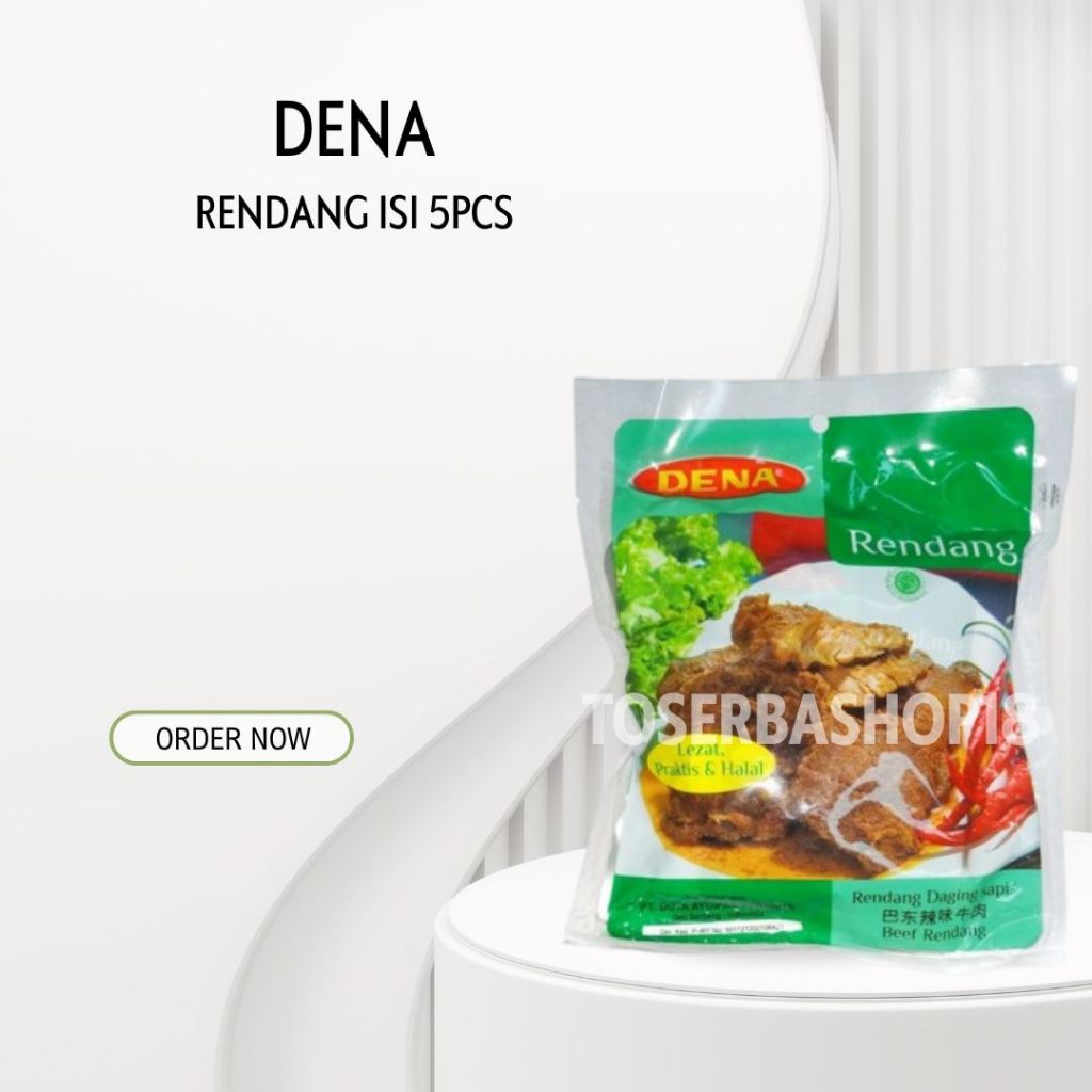 

Dena Rendang Sapi - Rendang Padang - 500gr - Isi 5pcs