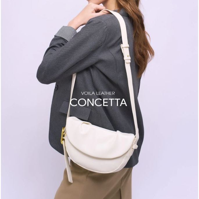 VOILA LEATHER Tas Selempang Wanita Kulit Asli Genuine Leather Sling Bag CONCETTA