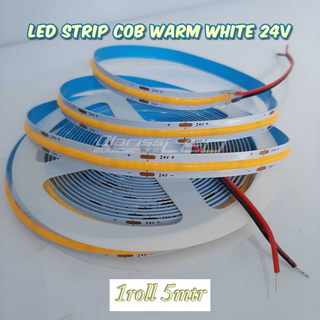 Led Strip COB 3000k warm white 24v 5mtr